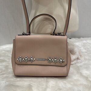 Michael Kors pink Kelly jewel satchel